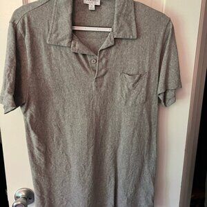 Sunspel Riviera Polo shirt - Heather Grey